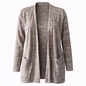 Madewell Marled Open Front Cardigan Sweater XXS